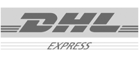 DHL Express logo grey